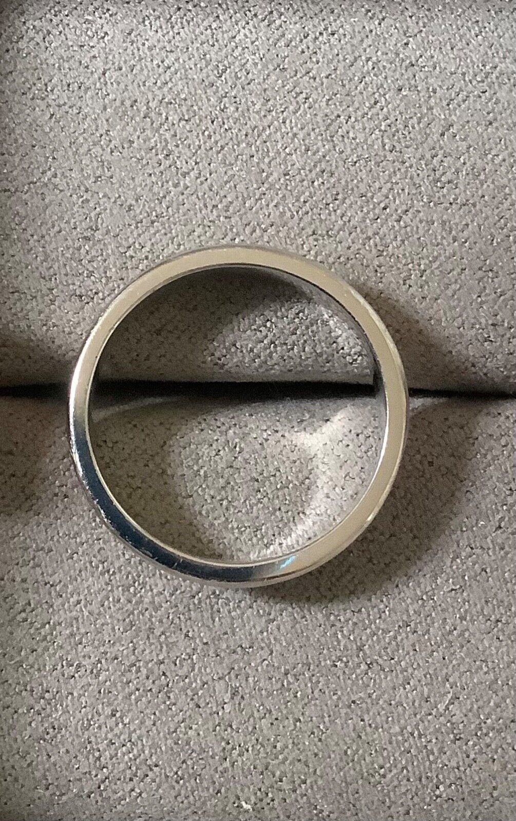 Clogau silver Annwyl slim channel ring size M 1/2 - N rose gold detailing