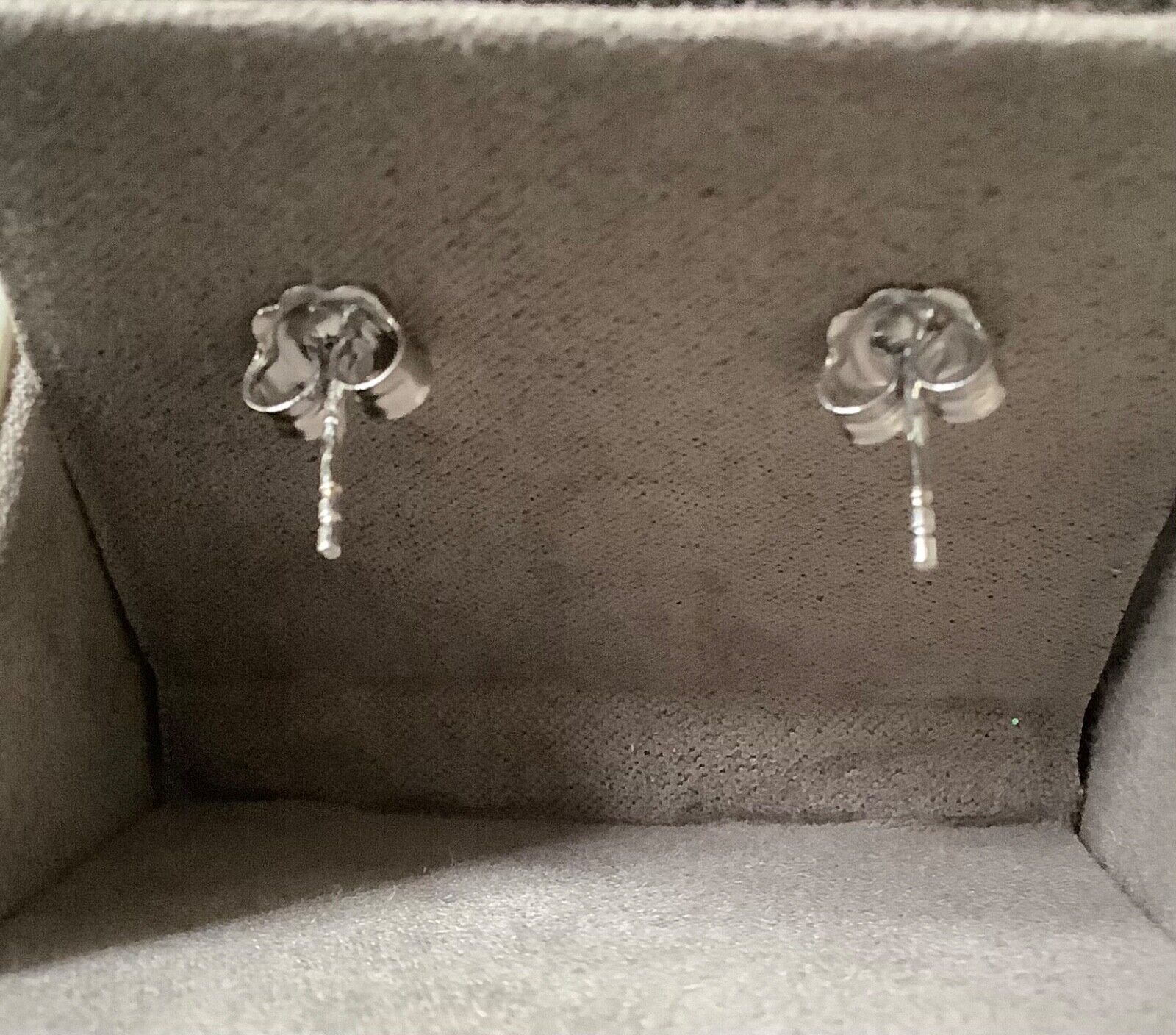 Clogau January Garnet birthstone stud earrings silver and rose gold