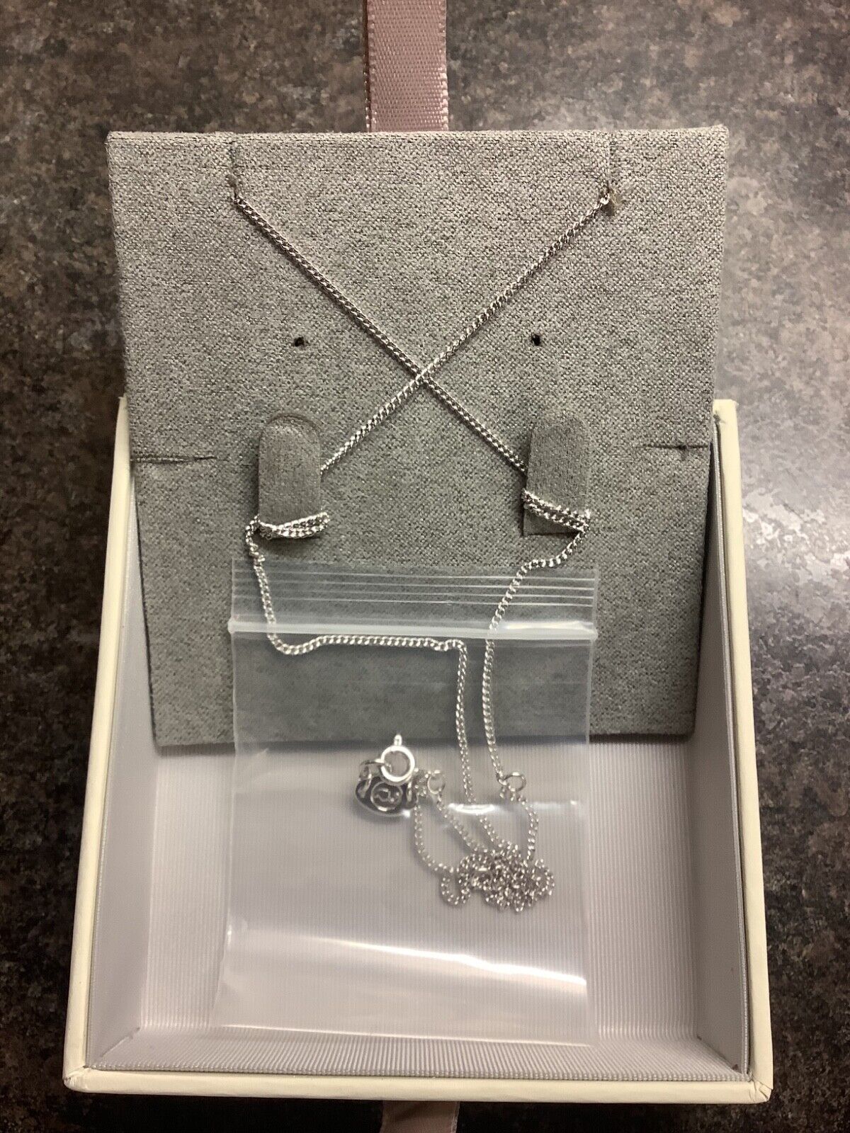 Clogau Queens Jubilee Superbloom Blue Topaz silver pearl necklace RRP £260