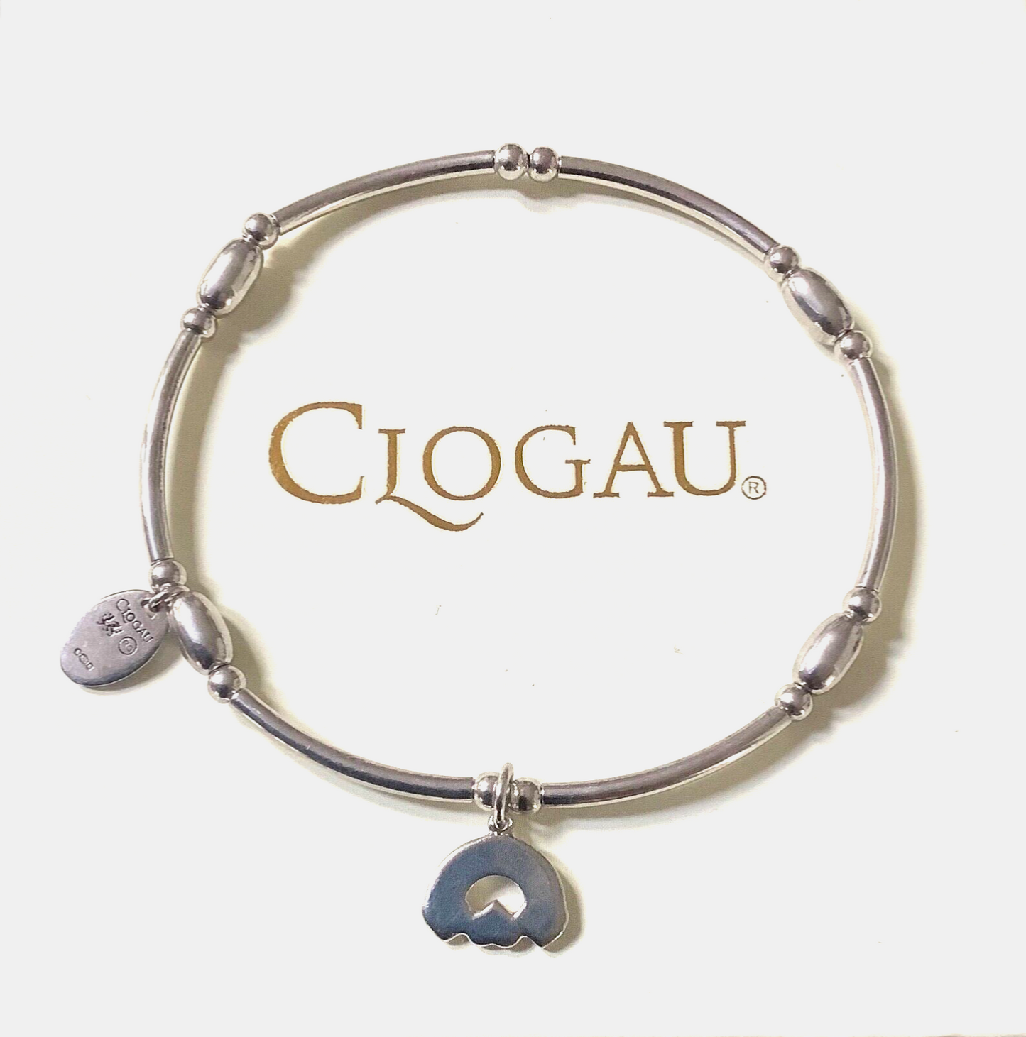 Clogau Enfys Bach affinity bracelet silver and rose gold