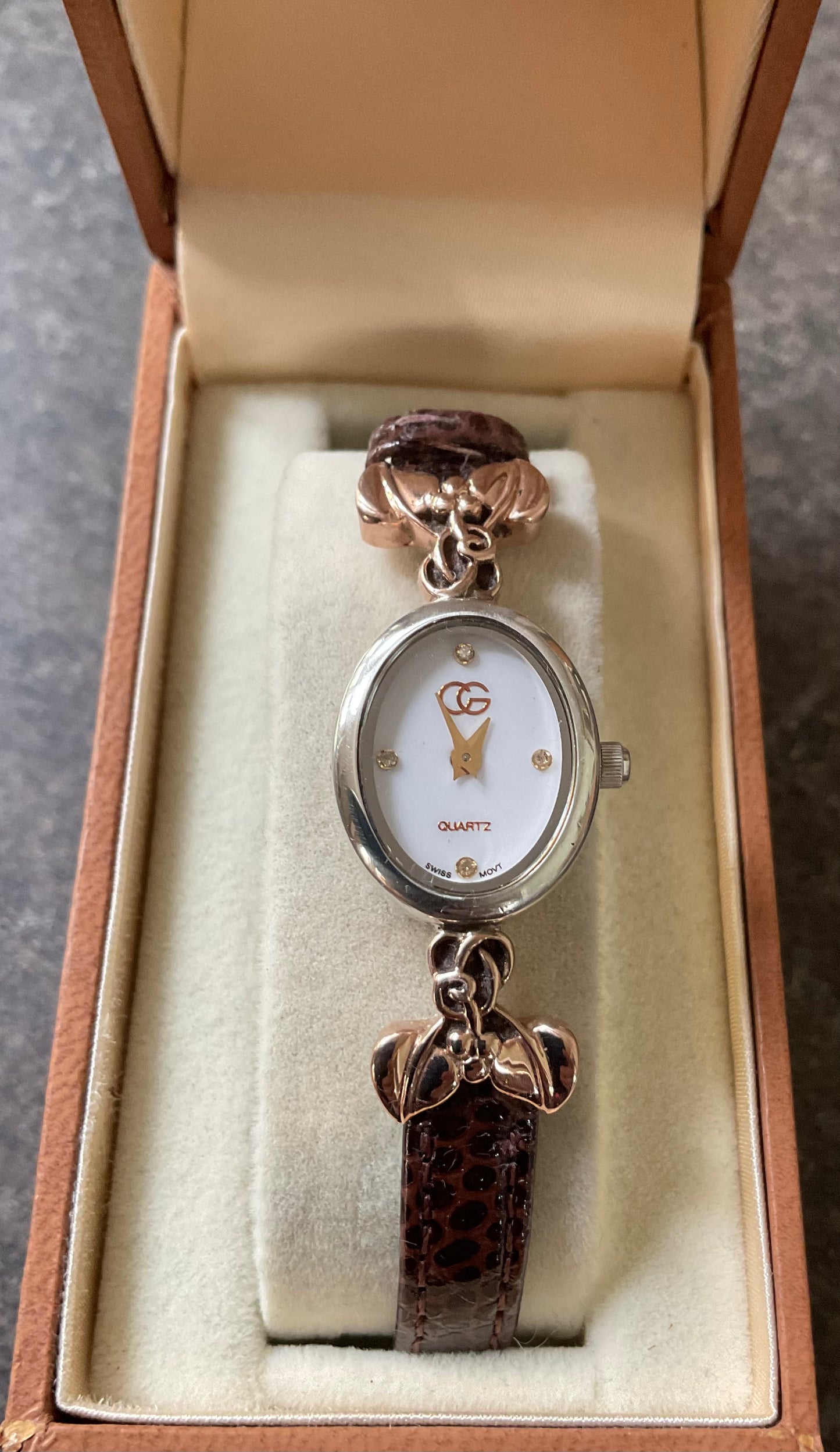 Clogau Tree of Life Ladies watch with Diamond accents in silver and rose gold