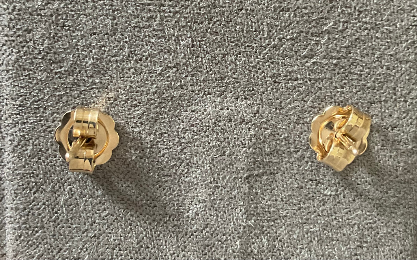 Clogau 9ct Welsh Daffodil stud earrings in yellow and rose gold 1cm RRP £250