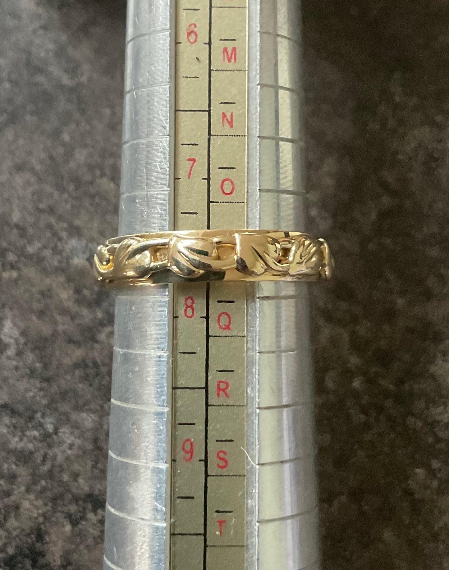 Clogau 18ct Solid Yellow Gold Tree of Life Cariad Wedding ring size P 6.29g