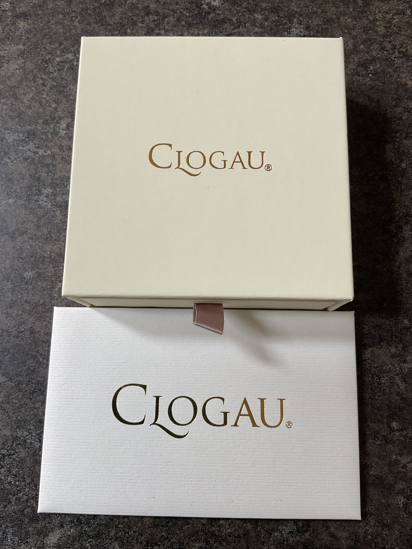 Clogau Paw Prints on my Heart necklet necklace 18” in silver and rose gold