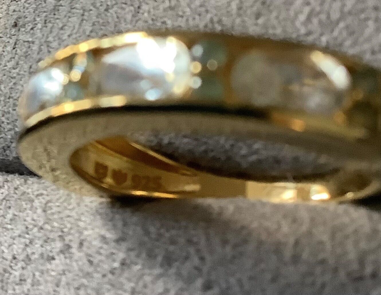 925 Serenite Ring with Orissa Alexandrite in Gold Plated Silver 2.04ct size P1/2