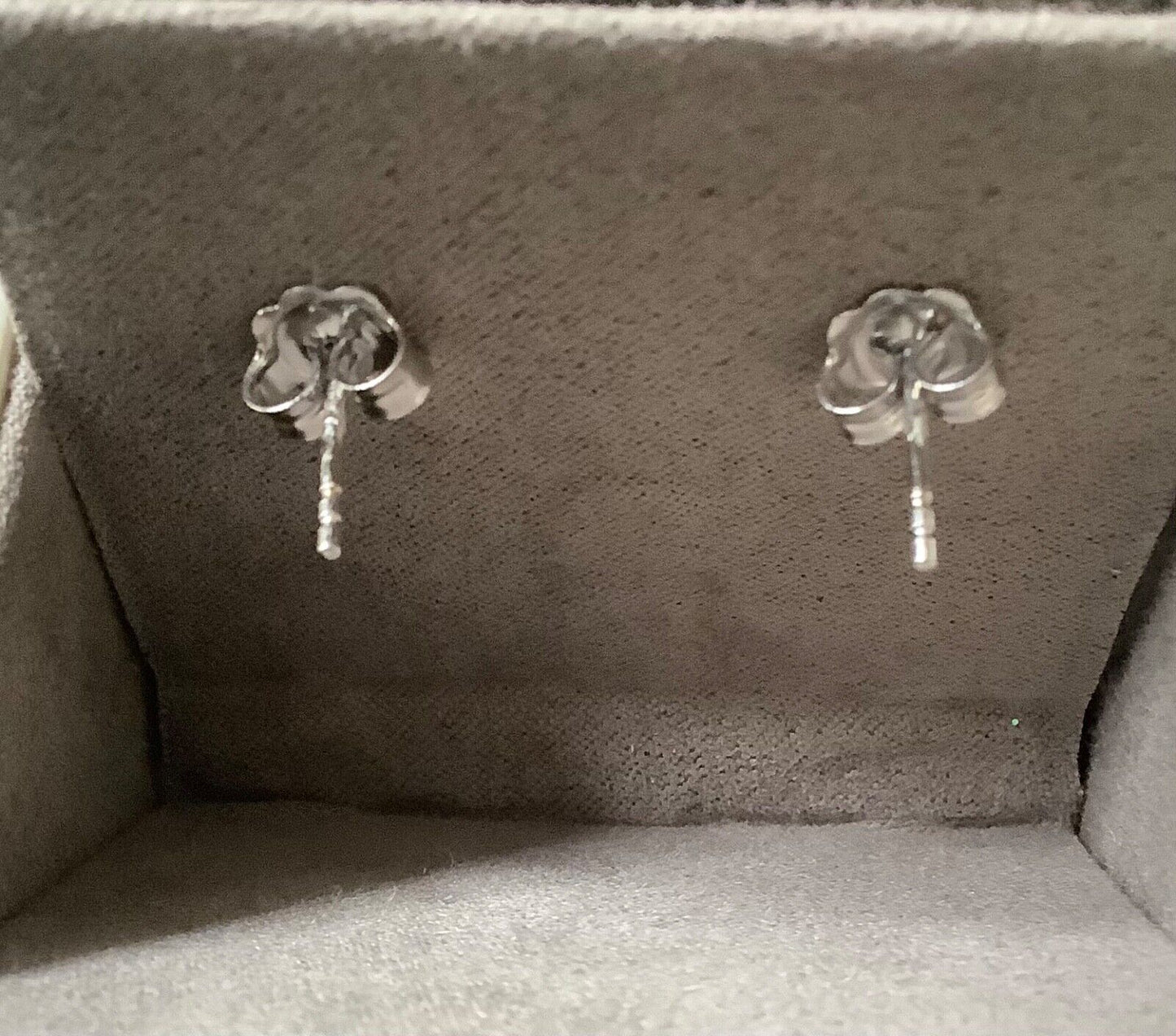 Clogau January Garnet birthstone stud earrings silver and rose gold