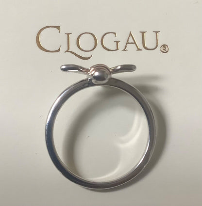 Clogau Honey Bee ring size P silver and rose gold