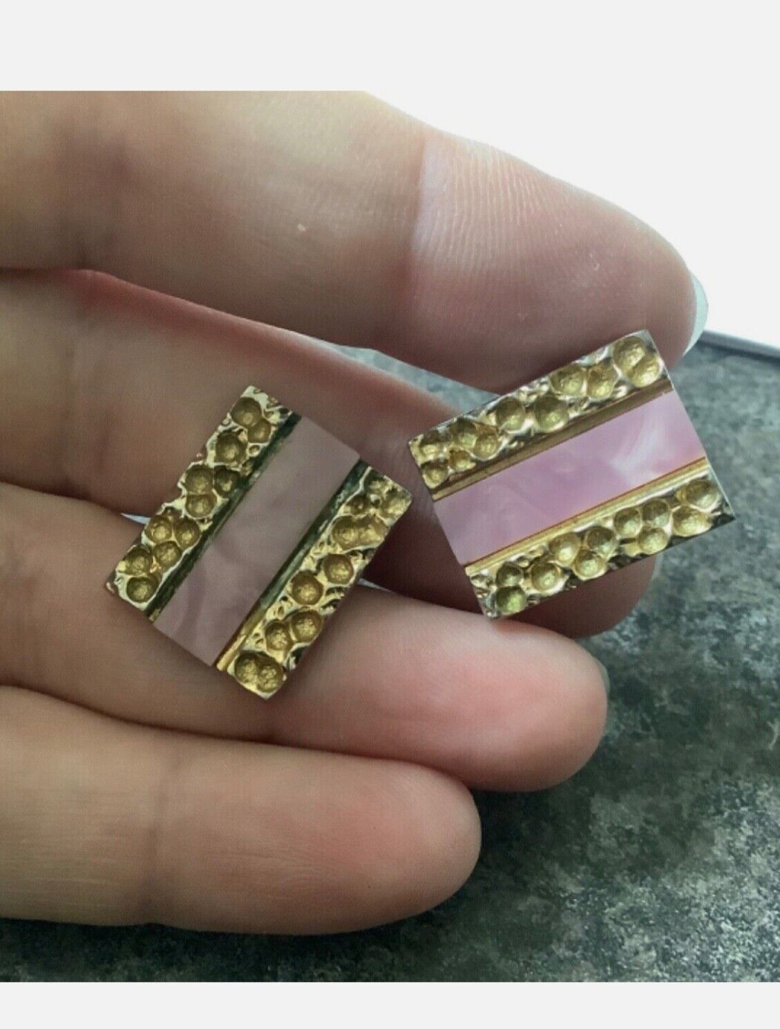 vintage cufflinks and tie clips bundle silver tone gold tone