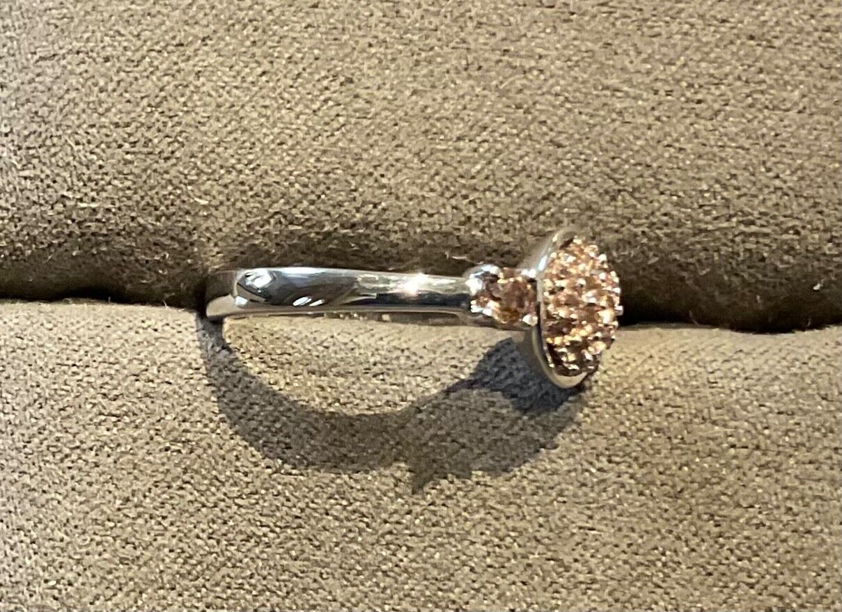 925 Andalusite round circle design ring size Q sterling silver
