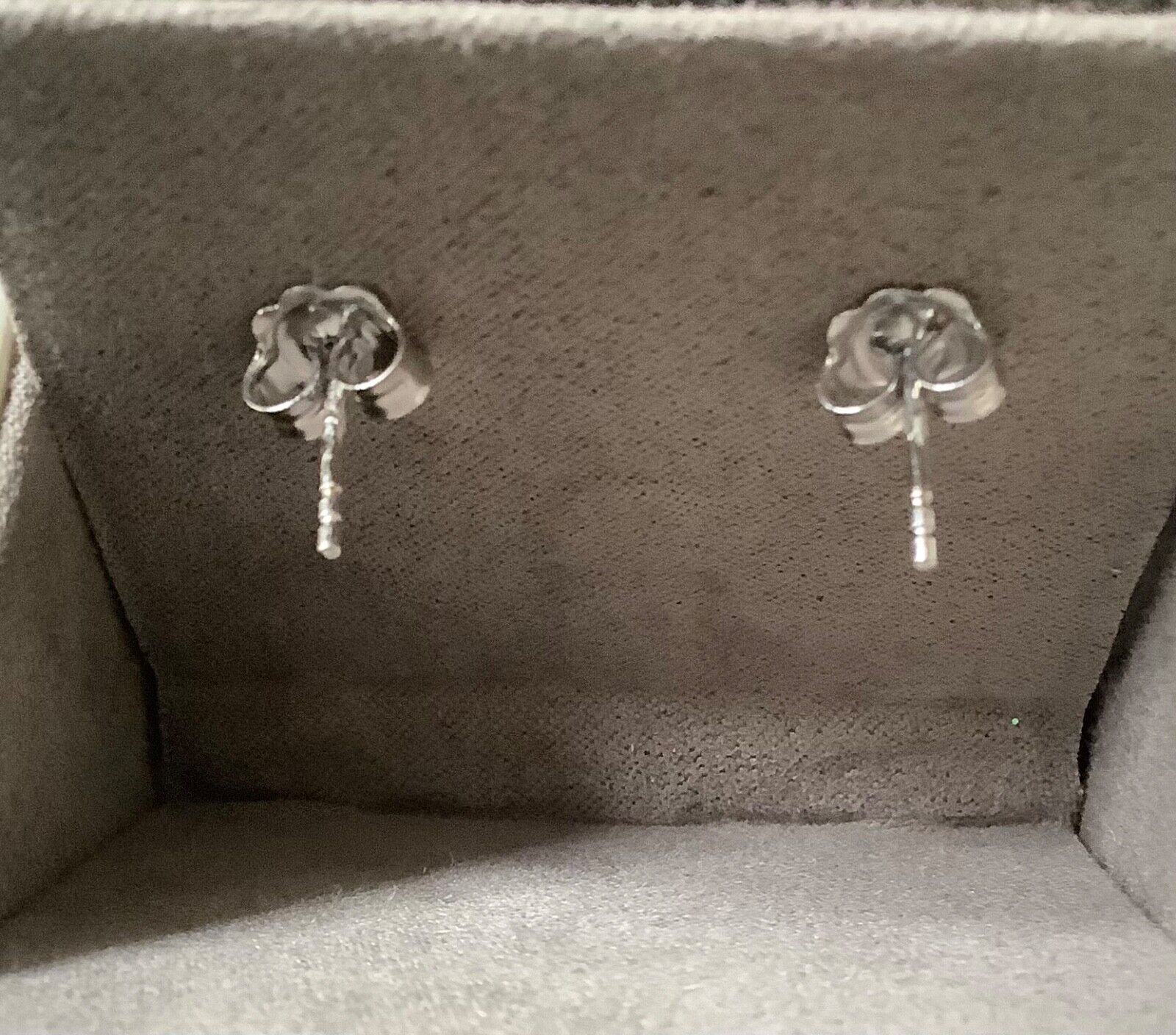 Clogau November Citrine birthstone stud earrings silver and rose gold