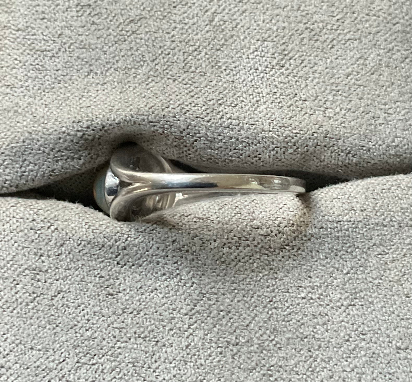 Clogau Serenade Opal and Diamond ring size L in silver and rose gold