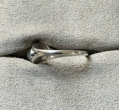 Clogau Serenade Opal and Diamond ring size L in silver and rose gold