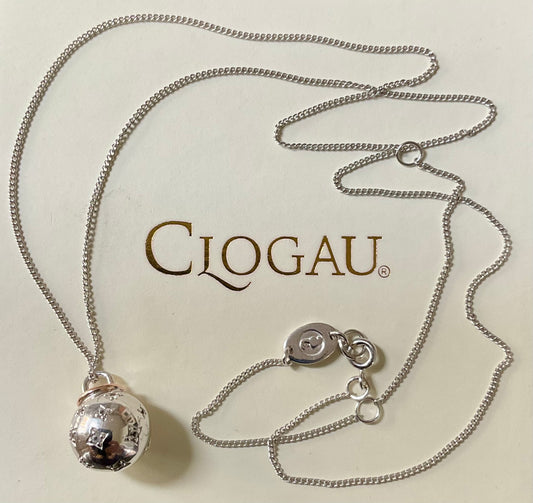 Clogau Christmas Bauble pendant necklace 18, 20, 22” in silver and rose gold