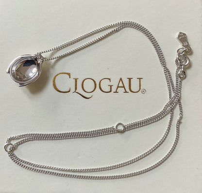 Clogau Ladybird pendant necklace 18, 20, 22” in silver and rose gold