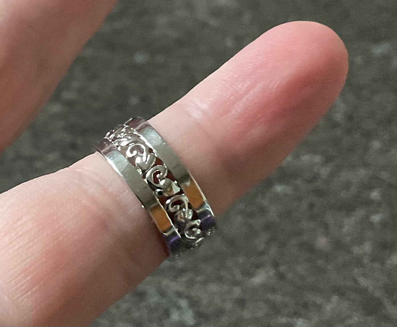 Clogau Tree of Life White Topaz Triple band ring size K in silver and rose gold RRP £219