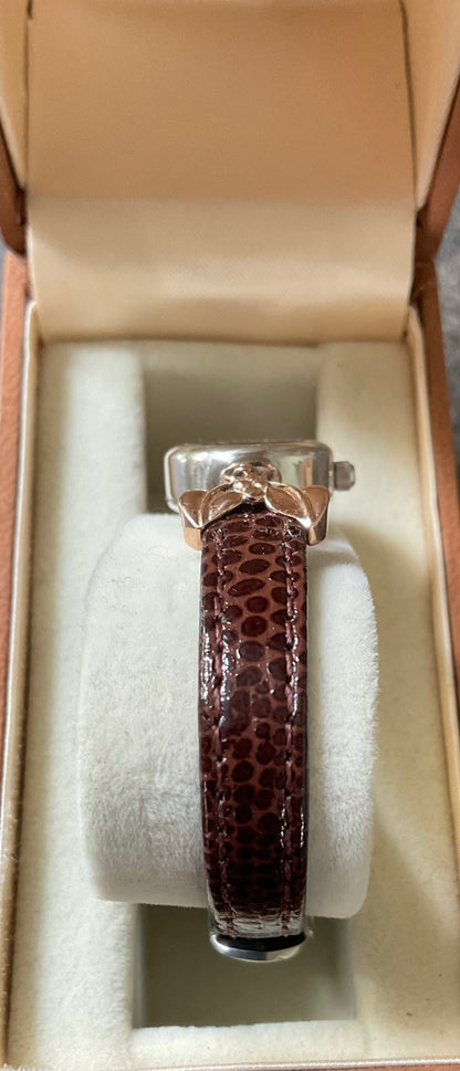 Clogau Tree of Life Ladies watch with Diamond accents in silver and rose gold