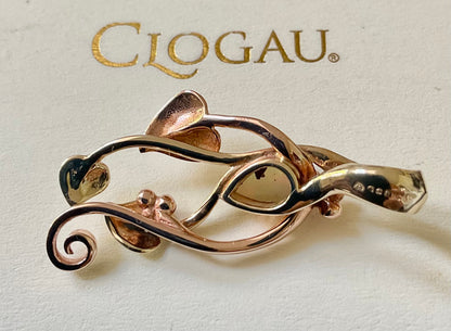 Vintage Clogau Opal Tree of Life pendant in yellow and rose gold 3.23g dated 1998