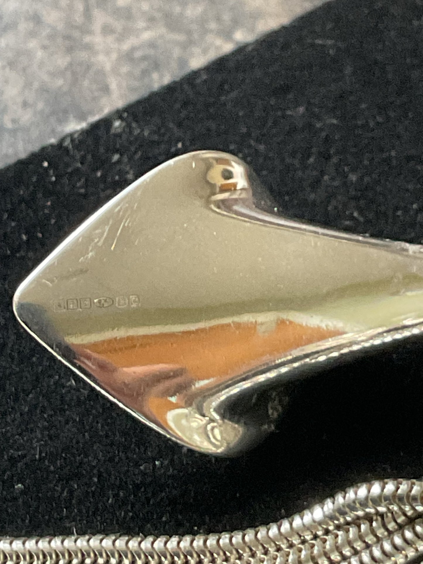 Handmade ARC 925 sterling silver Calla Lily and Pearl matching necklace, earrings and brooch set