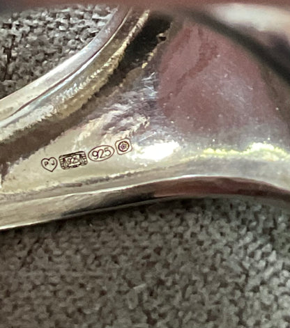 Mens 925 Chinese Dragon Large Oval ring size P Sheffield hallmark 10.72g Unisex Sterling silver