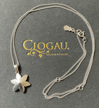 Clogau Lady Snowdon Mother of Pearl and Diamond necklace (£95) and earrings (£95) set (£175)
