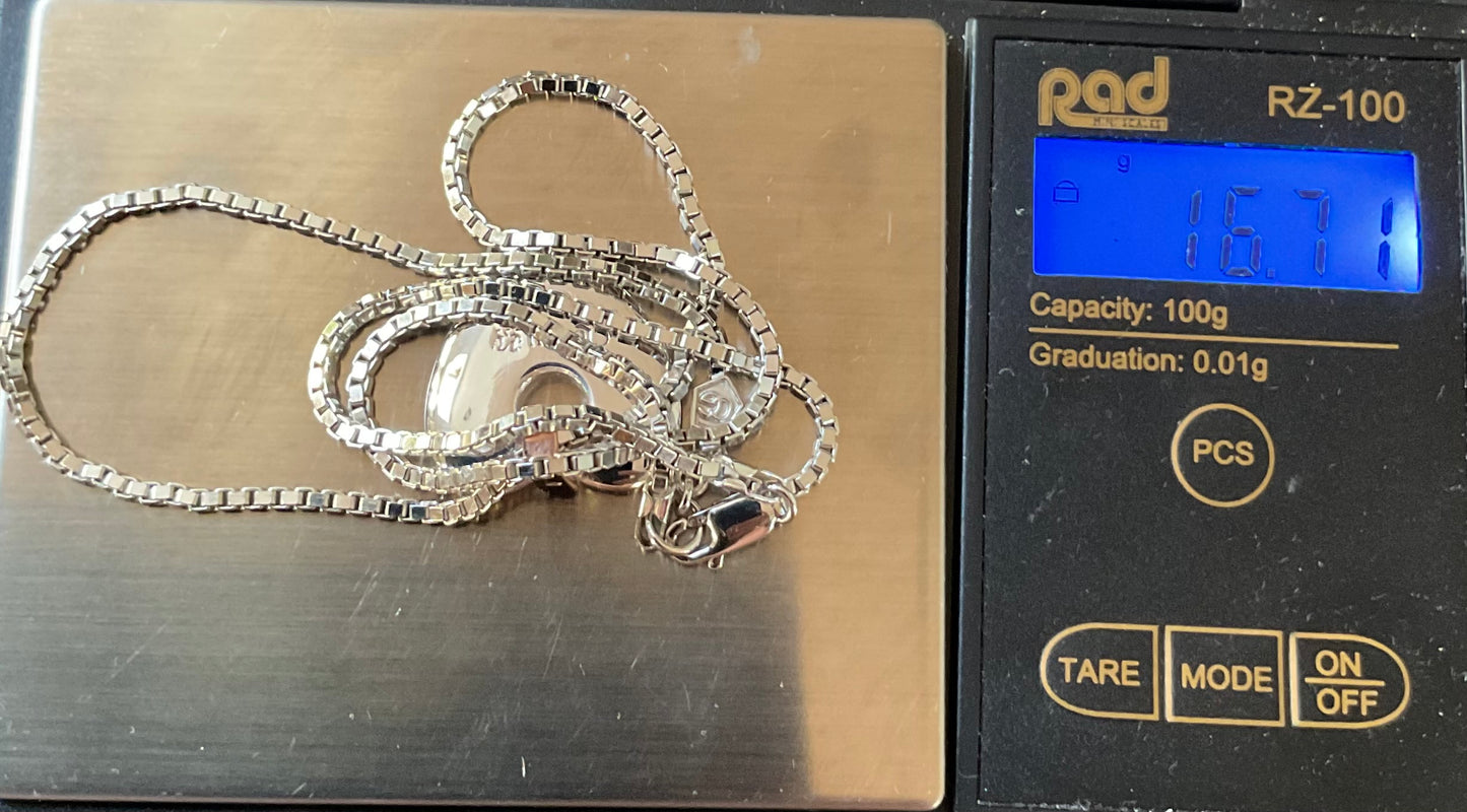 Clogau Cariad Large heart Diamond necklace £140 and earrings £100, double strand heart bracelet £90