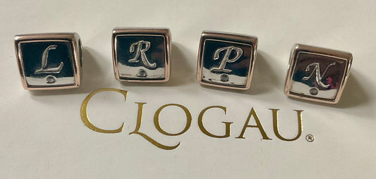 Clogau Initial Milestones Bead Charms L, R, N, P