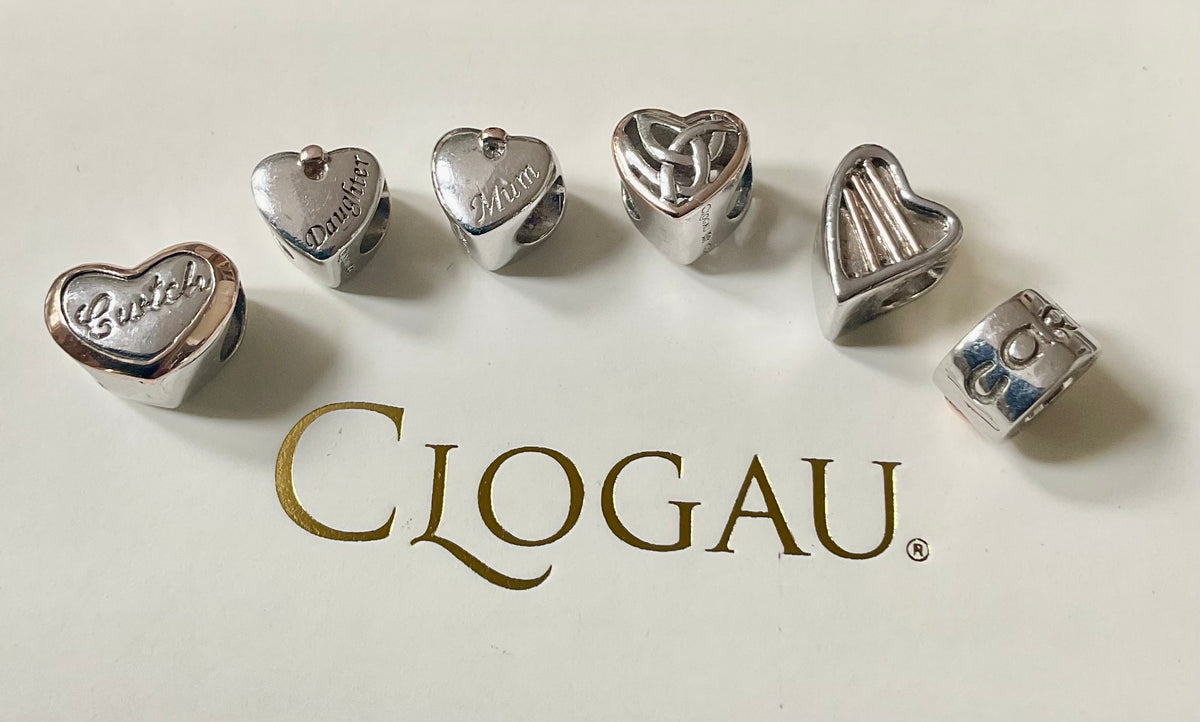 Clogau Milestones Charm Mum Daughter Cariad Eternal love Heartstrings in silver & rose gold £40 each
