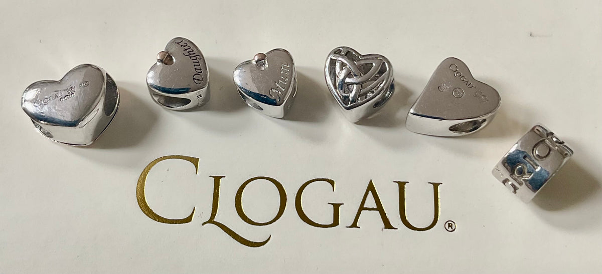 Clogau Milestones Charm Mum Daughter Cariad Eternal love Heartstrings in silver & rose gold £40 each