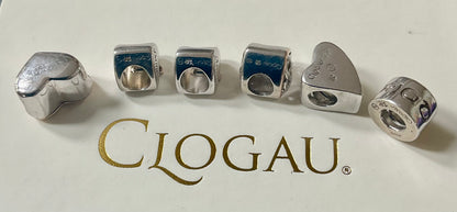 Clogau Milestones Charm Mum Daughter Cariad Eternal love Heartstrings in silver & rose gold £40 each