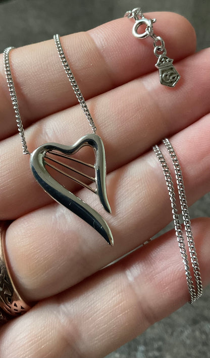 Clogau Heartstrings 18” necklace (£95) and drop earrings (£100) set (£185) in silver & rose gold