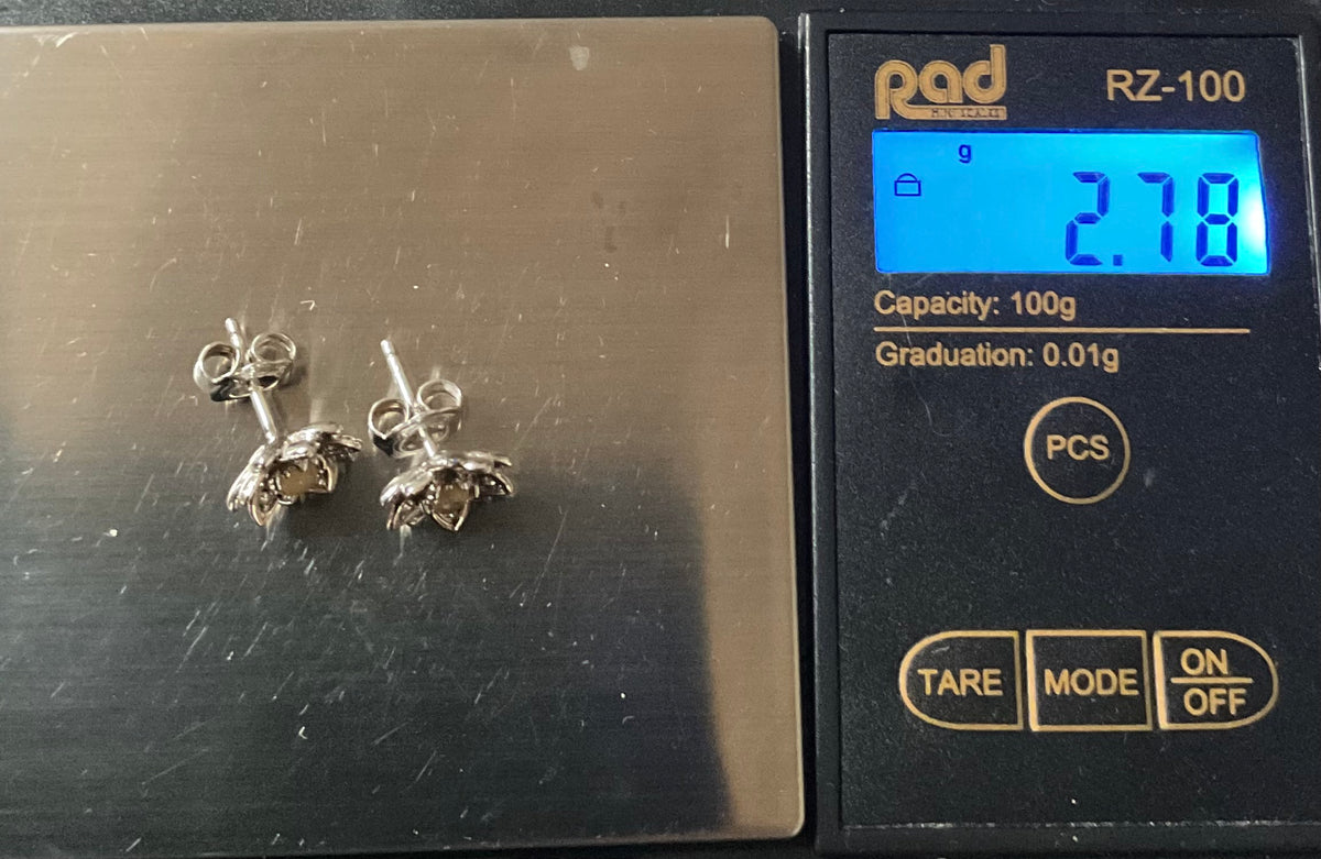 Clogau Lotus Flower Opal earrings (£150) & 18-22” necklace (£150) set (£275) Pink & White topaz