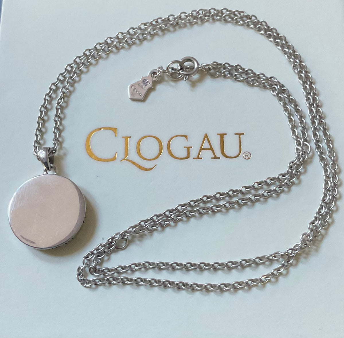 RARE Clogau Unisex Dewi Sant Saint David pendant 16, 20, 24” necklace in silver and rose gold 10.87g