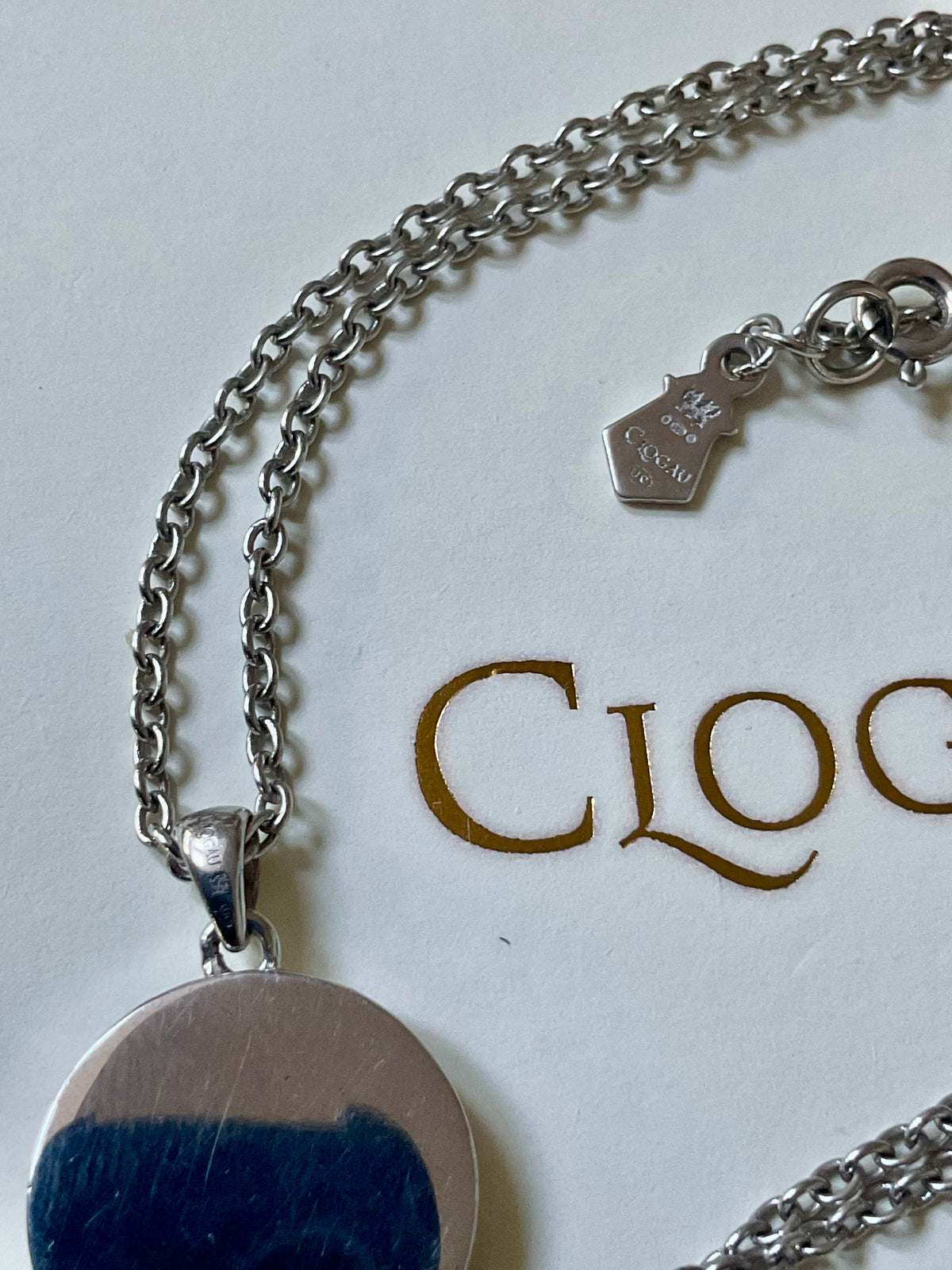RARE Clogau Unisex Dewi Sant Saint David pendant 16, 20, 24” necklace in silver and rose gold 10.87g