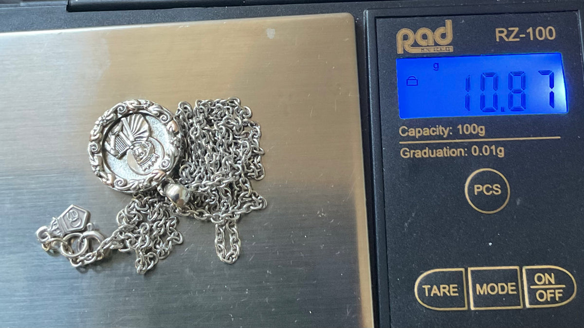 RARE Clogau Unisex Dewi Sant Saint David pendant 16, 20, 24” necklace in silver and rose gold 10.87g