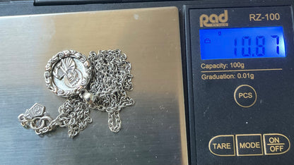 RARE Clogau Unisex Dewi Sant Saint David pendant 16, 20, 24” necklace in silver and rose gold 10.87g