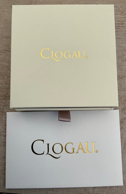 Clogau Spirit of Christmas Past Present and Future Heart Locket necklace 18,20,22” topaz silver and rose gold
