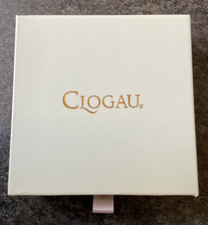 Clogau Paw Prints on my Heart necklace 18,20 or 22” silver and rose gold