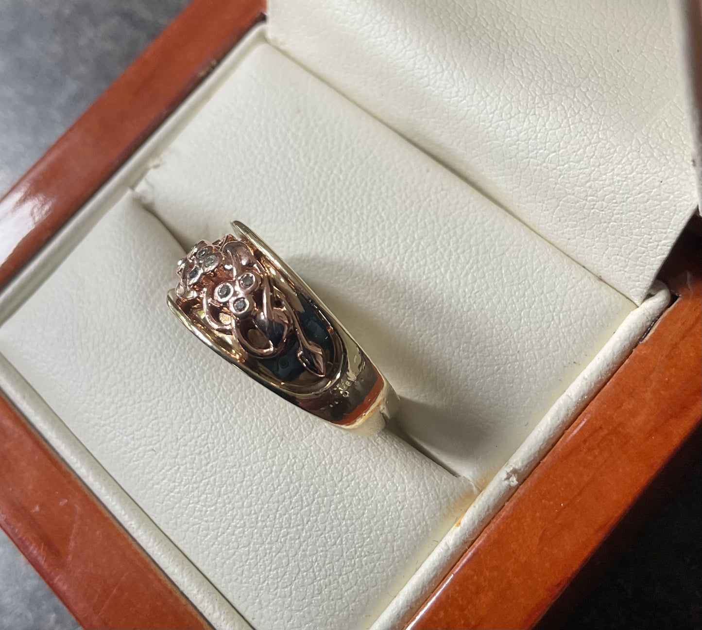 Clogau 9ct Cariad Am Byth Diamond ring to mark wedding of Prince William & Kate Middleton size K with certificate