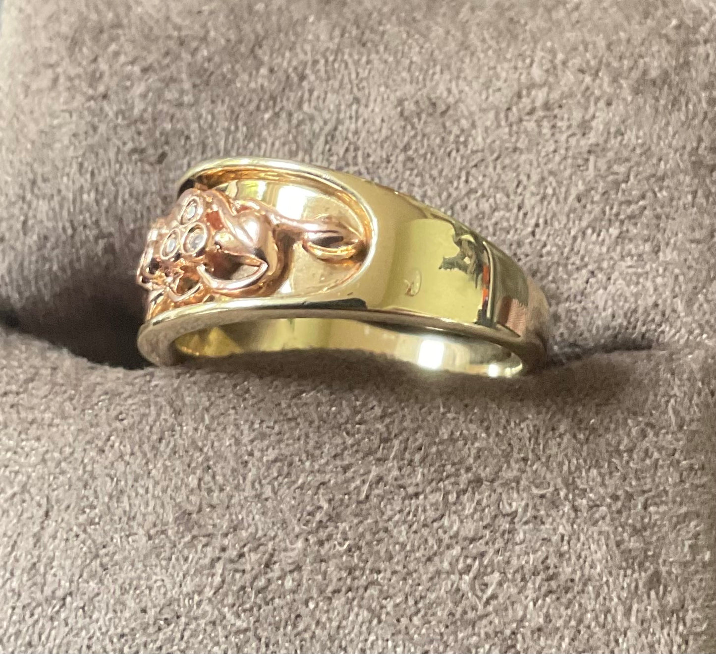 Clogau 9ct Diamond Cariad Am Byth William and Kate Wedding ring size K 4.57g