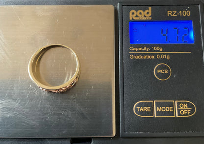 Clogau 9ct Diamond Cariad Am Byth ring size U in yellow & rose gold to commemorate the wedding of Prince William to Kate Middleton 4. 72g