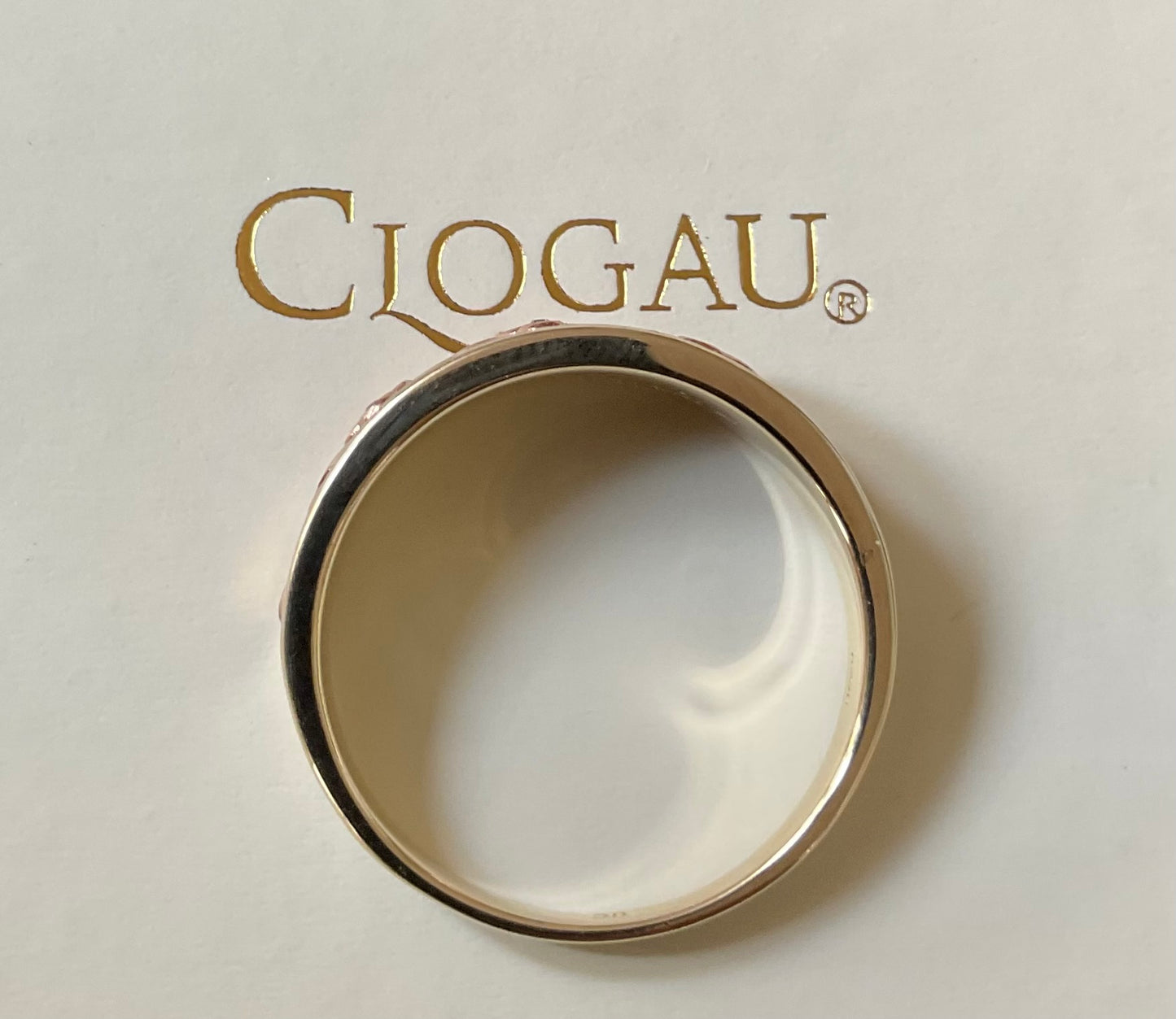 Clogau 9ct Diamond Cariad Am Byth ring size U in yellow & rose gold to commemorate the wedding of Prince William to Kate Middleton 4. 72g