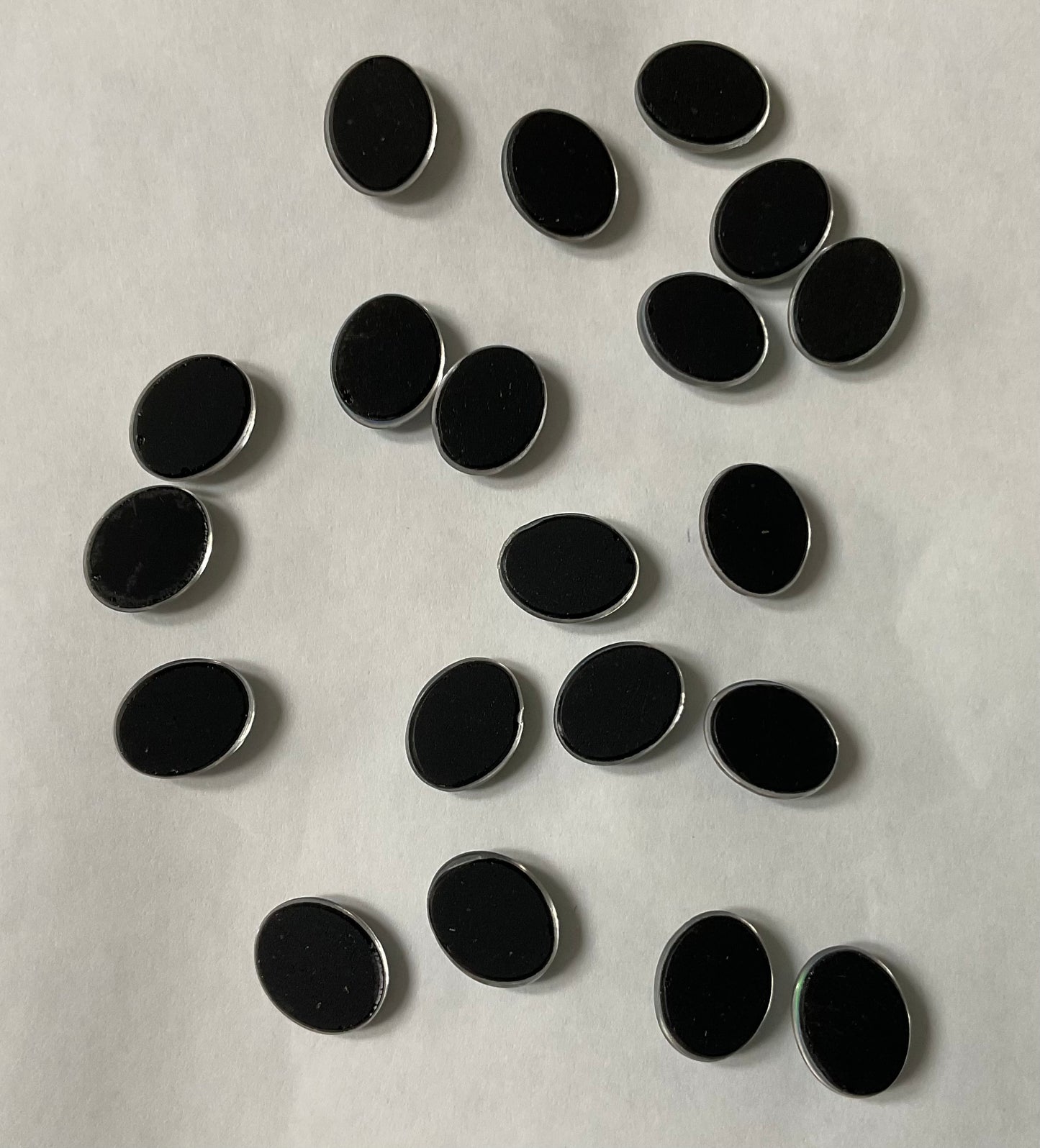 20 x triplet opal cabochons approximately 10x7mm flashes varied colours including reds greens yellows blues