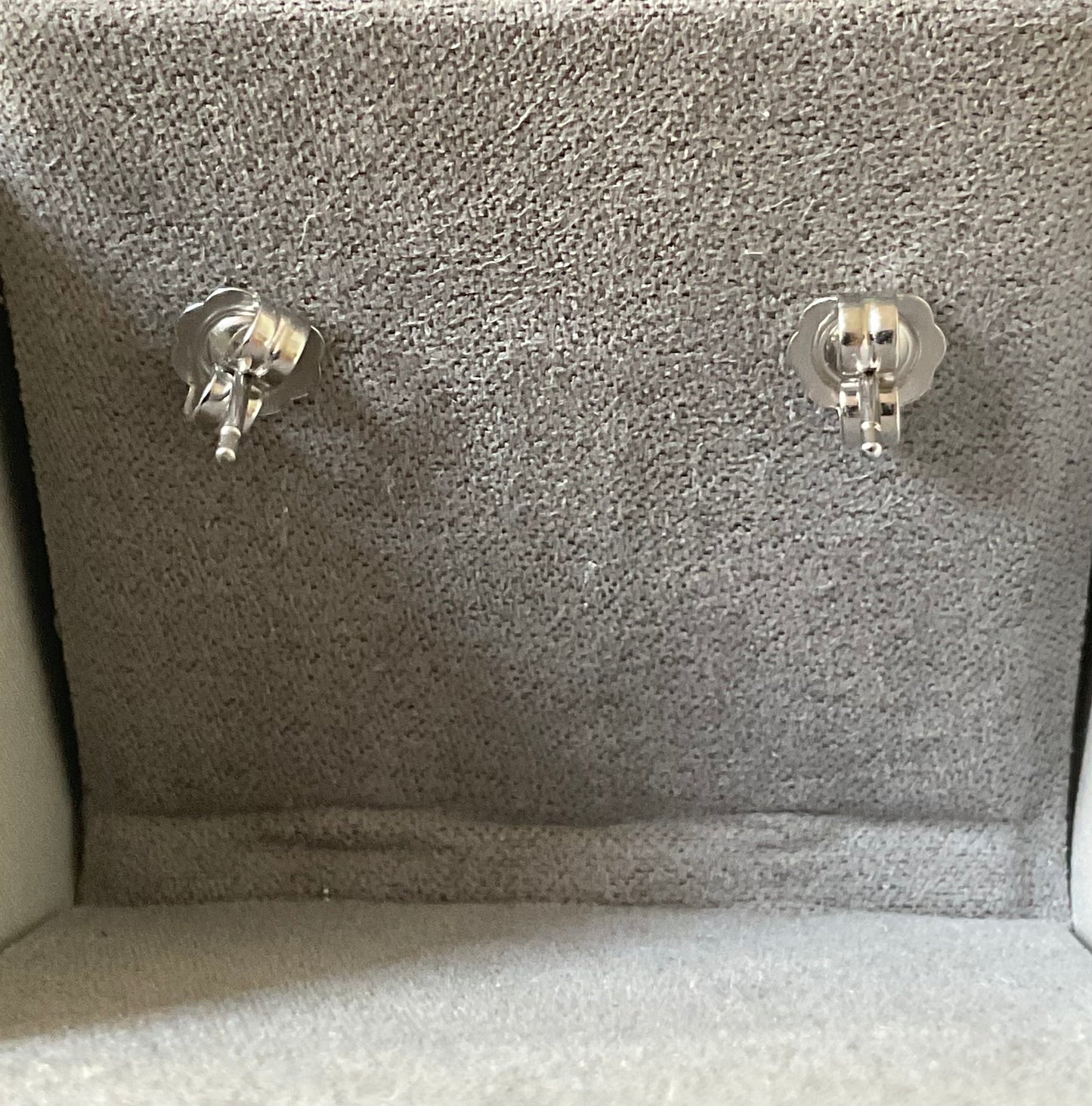Clogau Tree of Life stud earrings in silver and rose gold