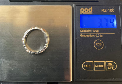 Clogau Tree of Life silver and rose gold ring size P 3.74g with cleaning cloth