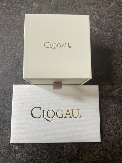 Clogau Tree of Life silver and rose gold ring size P 3.74g with cleaning cloth