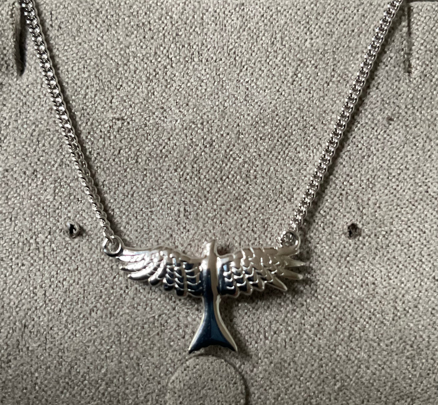Clogau Red Kite necklace 18” in silver and rose gold