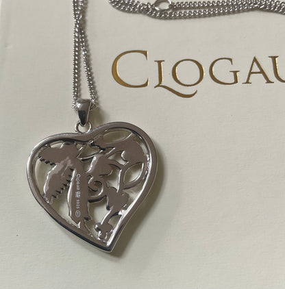 RARE Clogau Fairy Heart Tree of Life pendant necklace 16-18” silver and rose gold