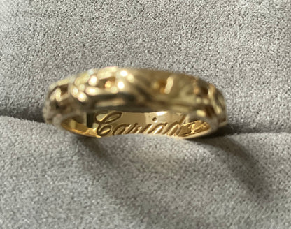 Clogau 18ct Solid Yellow Gold Tree of Life Cariad Wedding ring size P 6.29g