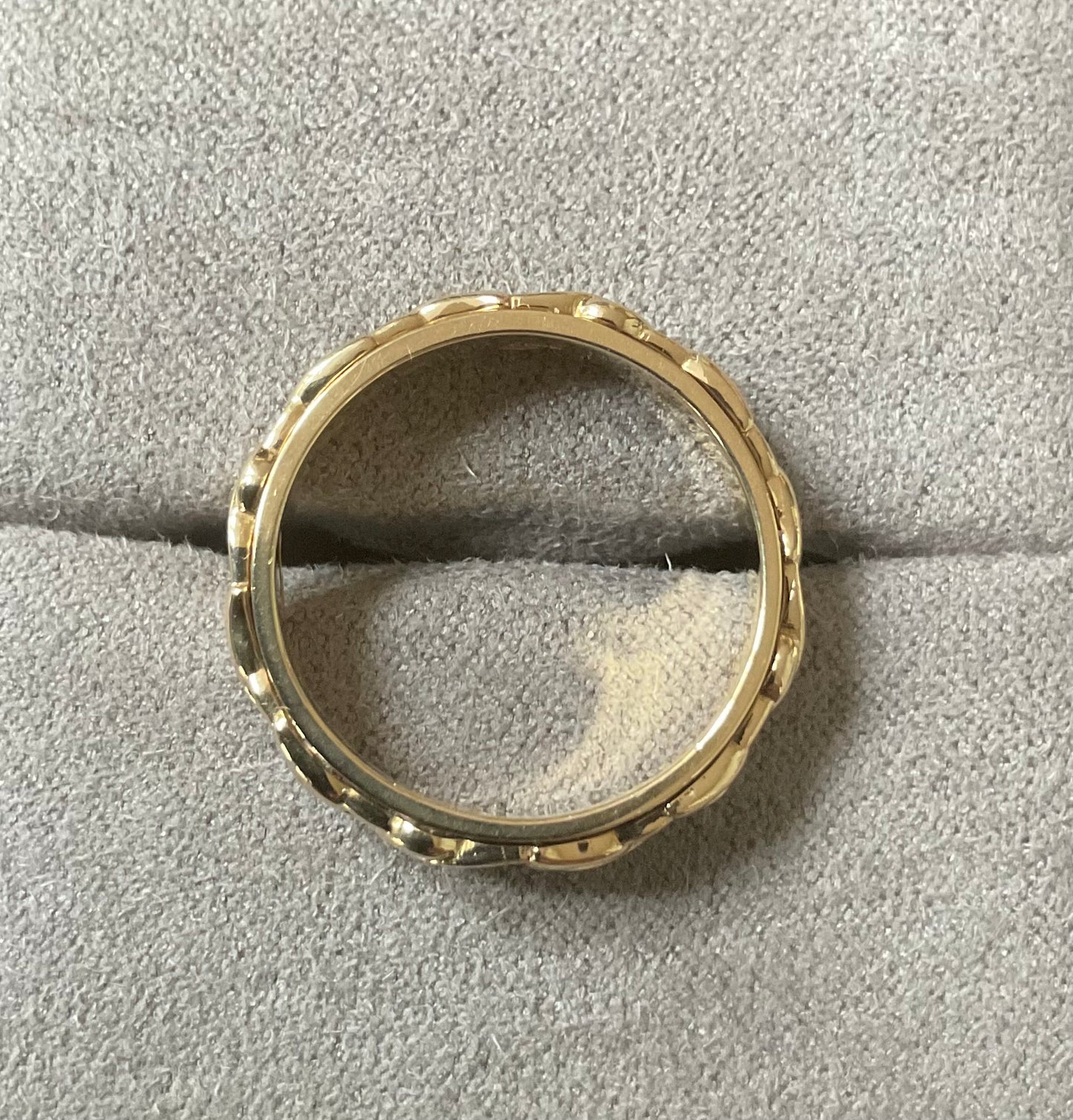 Clogau 18ct Solid Yellow Gold Tree of Life Cariad Wedding ring size P 6.29g