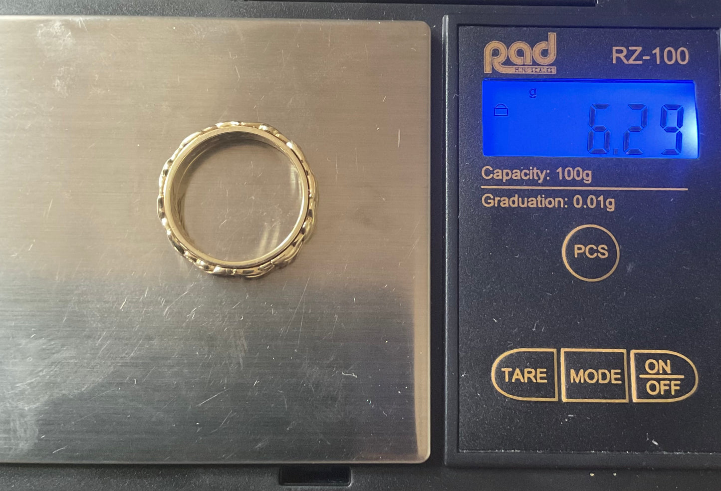 Clogau 18ct Solid Yellow Gold Tree of Life Cariad Wedding ring size P 6.29g